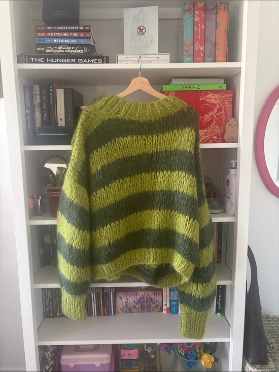 Babaa Sweaters - EUC Frisson knits (tagged babaa) one size fits most mohair striped sweater